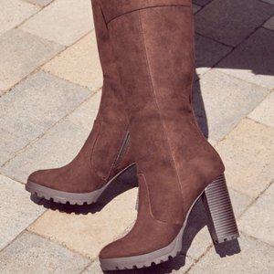 Shandee Tall Lug Sole Boot